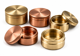 Custom CNC Machining Brass & Copper Snuff & Snus Cans Custom CNC Machining Brass & Copper Snuff & Snus Cans