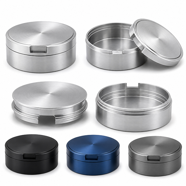 Custom Aluminum Snus Can Lid & Body CNC Machining Manufacturing Custom Aluminum Snus Can Lid & Body CNC Machining Manufacturing
