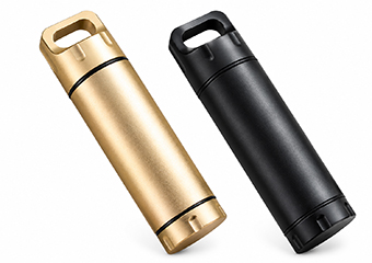 Custom CNC Machining Bead Blasting Anodizing Waterproof EDC Pill Bottle Cases Box