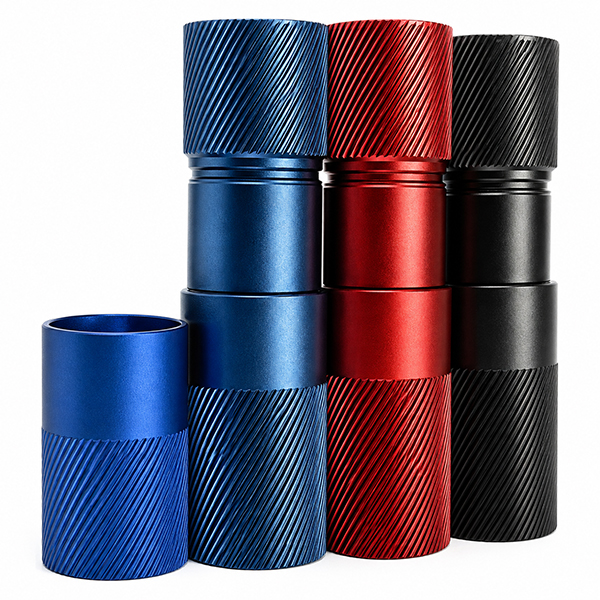 Multi-Color Anodized AL6063-T6 Aluminum Electronic Product Shell Case CNC Machining