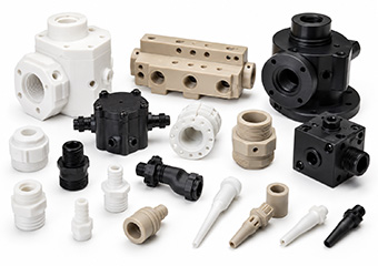Plastic Fluid Handling Components CNC Machining