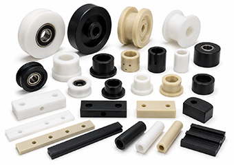 CNC Machining Plastic Rollers, Guides & Wear Parts