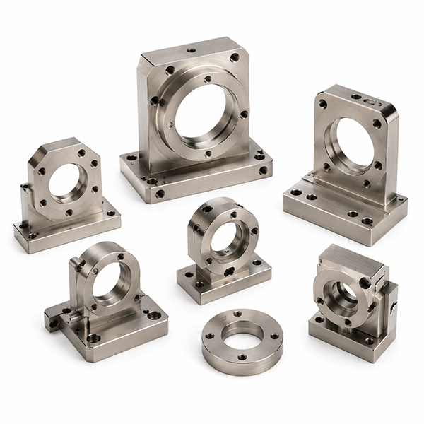 CNC Machining Invar 36 Optical Mounting Seats for a Precision Laser System