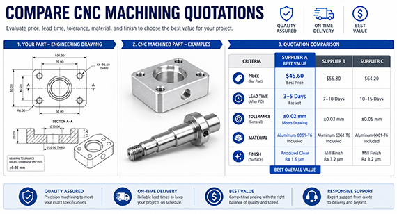 How to compare CNC machining quotes from different suppliers How to compare CNC machining quotes from different suppliers