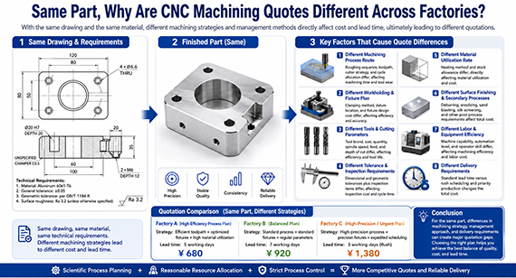 Why CNC machining quotes vary between factories Why CNC machining quotes vary between factories