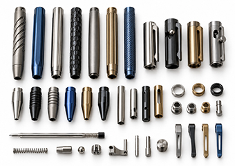 Custom CNC Machined EDC Pen Bodies and Components Parts