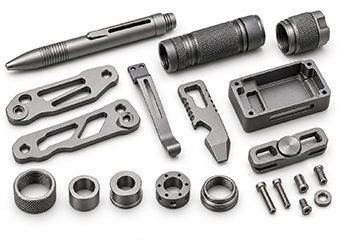 Custom Bead Blasting CNC Machined EDC Parts