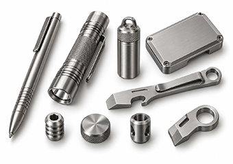 Custom Brushing CNC Machined EDC Parts