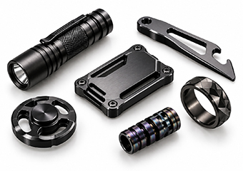 Custom PVD DLC CNC Machined EDC Parts