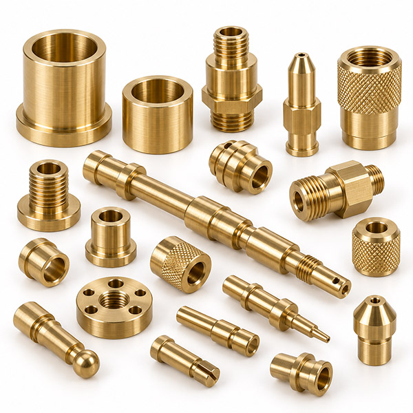 Custom Brass Precision CNC Turned Parts & Components Custom Brass Precision CNC Turned Parts & Components