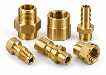 Custom Precision Brass CNC Turned Fittings Custom Precision Brass CNC Turned Fittings