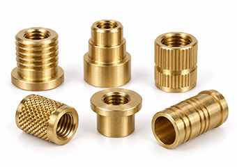Custom Precision Brass CNC Turned Inserts Custom Precision Brass CNC Turned Inserts