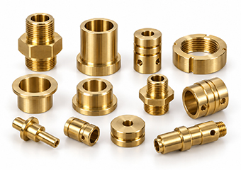 Custom Precision Brass CNC Turned Components Custom Precision Brass CNC Turned Components