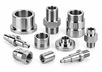 Custom Precision Chrome Plating Brass CNC Turned Parts Custom Precision Chrome Plating Brass CNC Turned Parts