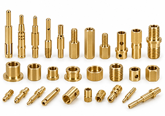 Custom CNC Turned Electrical & Electronic Brass Components Custom CNC Turned Electrical & Electronic Brass Components