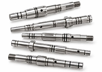Custom CNC Machining Turning Grooved Throttle Shafts Custom CNC Machining Turning Grooved Throttle Shafts
