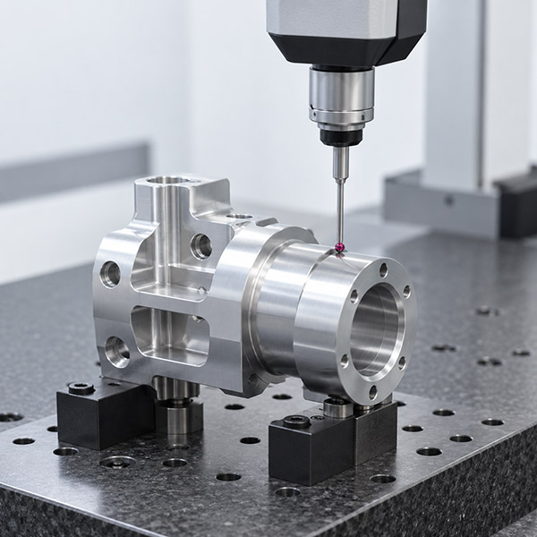 CMM Inspection of Precision Aluminum Alloy CNC Machined Parts