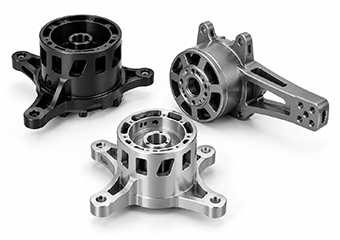 Custom CNC Machining Integrated Aluminum Drone Motor Housings and Mount Structures