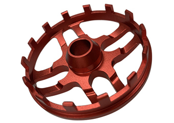 Bead Blasting + Anodizing Aluminum Drone UAV Motor Housings CNC Machining