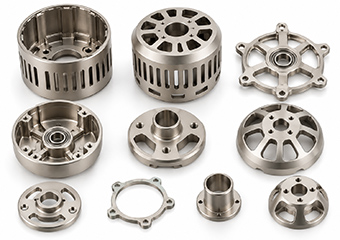 Electroless Nickel Plating Aluminum Drone UAV Motor Housings CNC Machining
