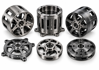 Laser Marking CNC Machining Aluminum Drone UAV Motor Housings