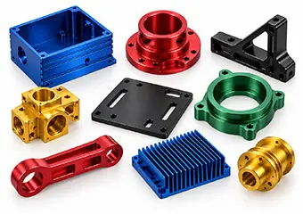 Custom 7075 Aluminum Anodized CNC Machining Parts