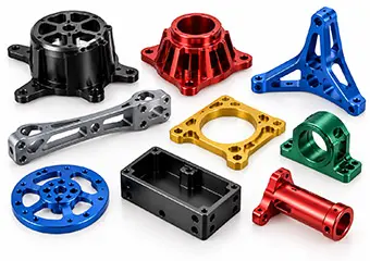 Custom Anodized Aluminum Aerospace & UAV CNC Machining Parts
