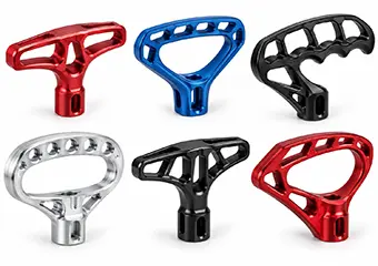 Custom CNC Machined Skeletonized & Lightweight Pull Handles