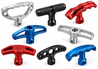 Custom CNC Machined 6063 Aluminum Pull Pull Cord & Pull Start Handles