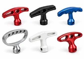 Custom CNC Machined Powder Coating Pull Cord & Pull Start Handles