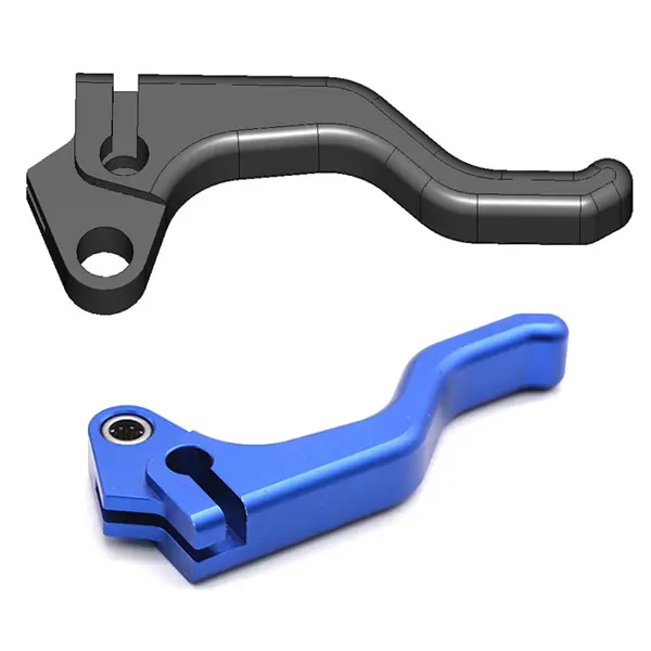 Custom CNC Machining Aluminum Motorcycle Foldable Brake Clutch Levers