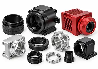 Custom CNC Machined Optical Window & Lens Interface Housings Custom CNC Machined Optical Window & Lens Interface Housings