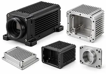Custom CNC Machined Integrated Heat-Sink Thermal Camera Enclosures Custom CNC Machined Integrated Heat-Sink Thermal Camera Enclosures