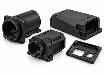 Custom CNC Machined Low-Reflectivity Black Coating Thermal Imaging Camera Housings and Enclosures Custom CNC Machined Low-Reflectivity Black Coating Thermal Imaging Camera Housings and Enclosures