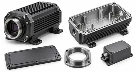 Custom CNC Machined Industrial Condition Monitoring Thermal Imaging Camera Housings and Enclosures Custom CNC Machined Industrial Condition Monitoring Thermal Imaging Camera Housings and Enclosures