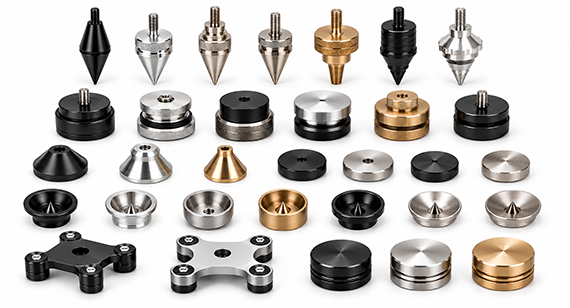 Custom CNC Machining Speaker Spikes: Materials Selection, Finishes & Machining Manufacturing Ultimate Guide